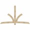 Ekena Millwork Davenport Rough Sawn Timber Gable Bracket, Douglas Fir, 108"W x 68"H x 2"D x 6"F, 15/12 Pitch GBW108X68X0206DAV00RDF - alternate 1